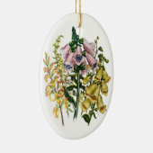 Carnaval van bloemen keramisch ornament (Rechts)