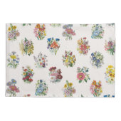 Carnaval van bloemen kussensloop (Achterkant)