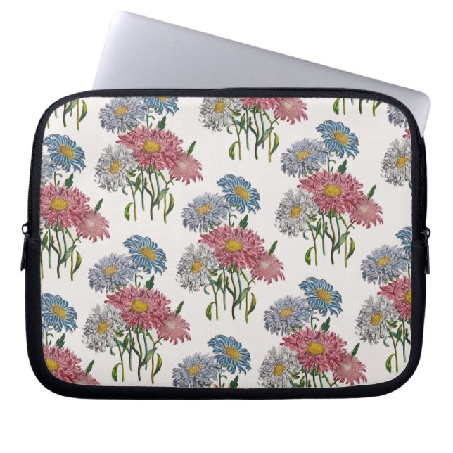 Carnaval van bloemen laptop sleeve (Voorkant)