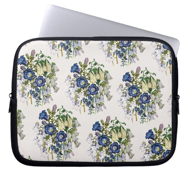Carnaval van bloemen laptop sleeve (Voorkant)