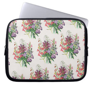 Carnaval van bloemen laptop sleeve