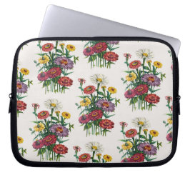 Carnaval van bloemen laptop sleeve