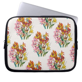 Carnaval van bloemen laptop sleeve