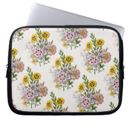 Carnaval van bloemen laptop sleeve