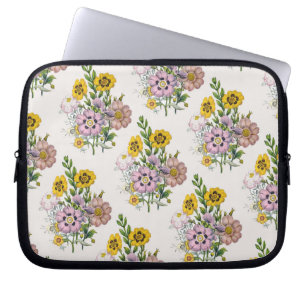 Carnaval van bloemen laptop sleeve