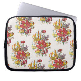 Carnaval van bloemen laptop sleeve
