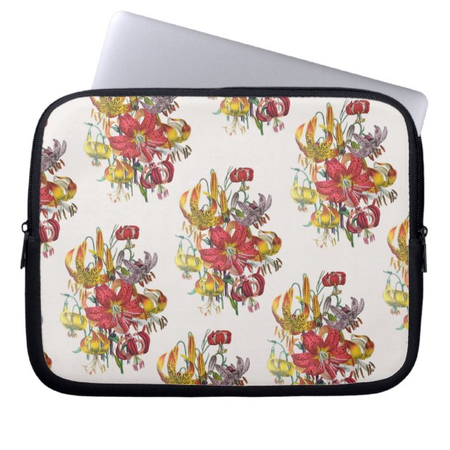 Carnaval van bloemen laptop sleeve (Voorkant)