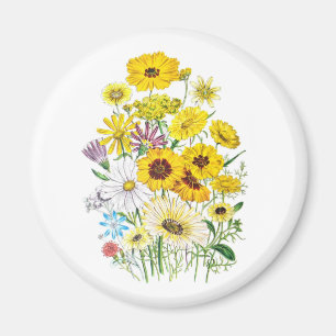 Carnaval van bloemen magneet