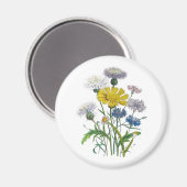 Carnaval van bloemen magneet (Voorkant / Achterkant)