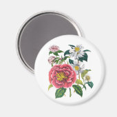 Carnaval van bloemen magneet (Voorkant / Achterkant)