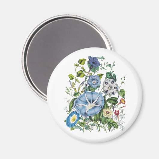 Carnaval van bloemen magneet (Voorkant / Achterkant)