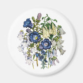 Carnaval van bloemen magneet (Voorkant)