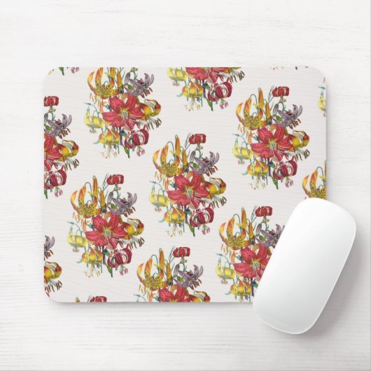 Carnaval van bloemen muismat (Met muis)