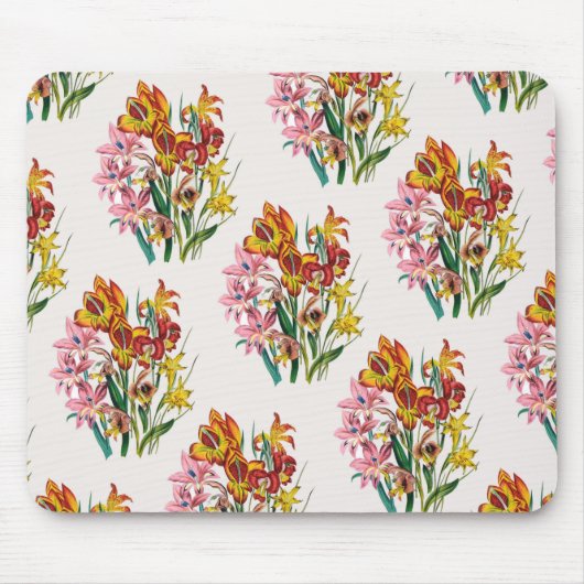 Carnaval van bloemen muismat (Voorkant)