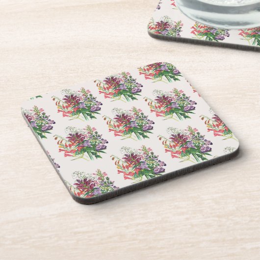 Carnaval van bloemen onderzetter (Linkerzijde)