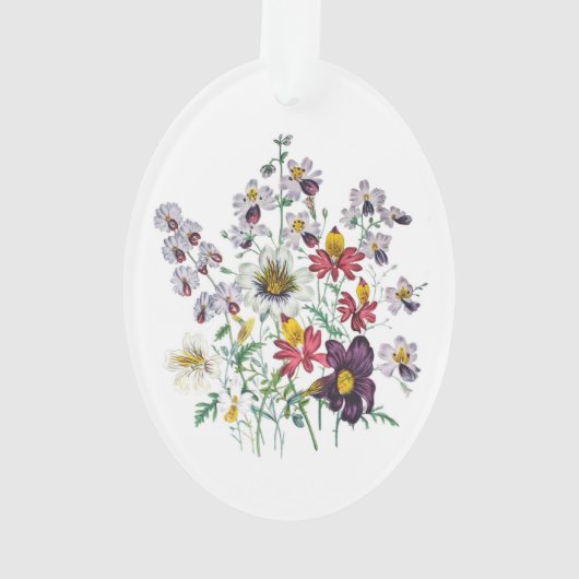Carnaval van bloemen ornament (achterkant)