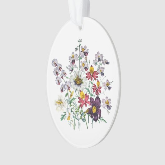 Carnaval van bloemen ornament (voorkant)
