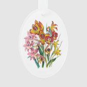 Carnaval van bloemen ornament (voorkant)