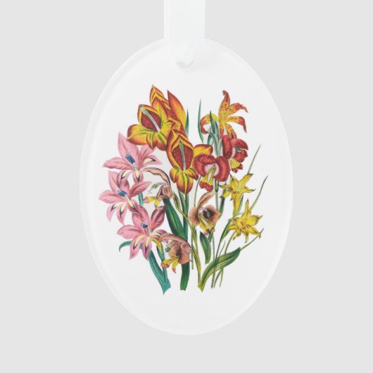 Carnaval van bloemen ornament (voorkant)