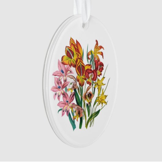 Carnaval van bloemen ornament (voorkant)