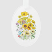 Carnaval van bloemen ornament (voorkant)
