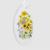 Carnaval van bloemen ornament (voorkant)
