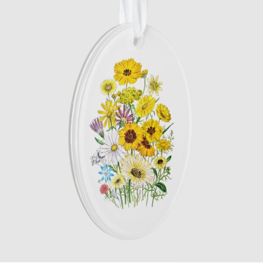 Carnaval van bloemen ornament (voorkant)