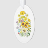 Carnaval van bloemen ornament (voorkant)