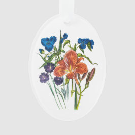 Carnaval van bloemen ornament