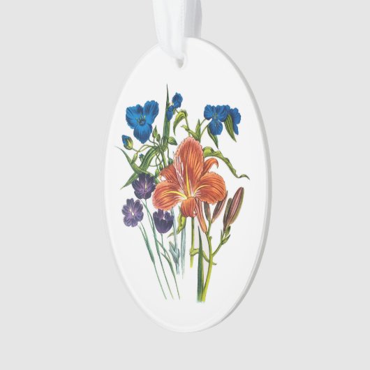 Carnaval van bloemen ornament (voorkant)