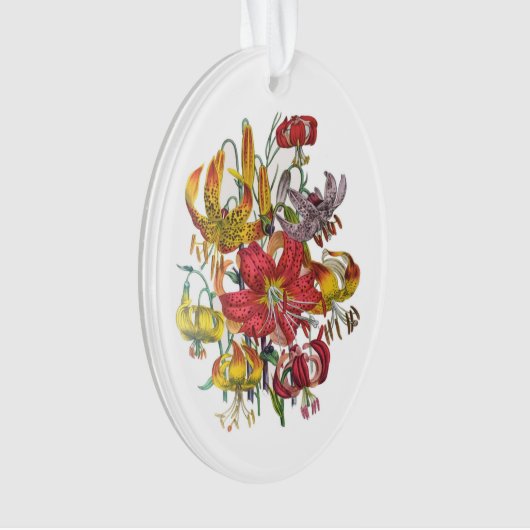 Carnaval van bloemen ornament (voorkant)
