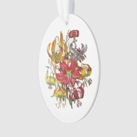 Carnaval van bloemen ornament (voorkant)