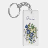 Carnaval van bloemen sleutelhanger (Voorkant Links)