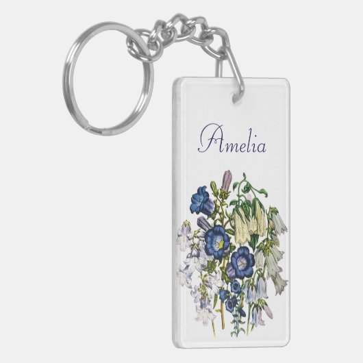 Carnaval van bloemen sleutelhanger (Voorkant Links)