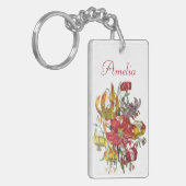 Carnaval van bloemen sleutelhanger (Voorkant Links)