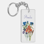 Carnaval van bloemen sleutelhanger (Voorkant Links)