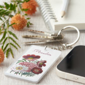 Carnaval van bloemen sleutelhanger (Voorkant Rechts)