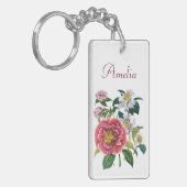 Carnaval van bloemen sleutelhanger (Voorkant Links)