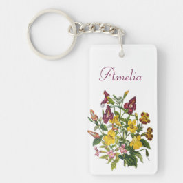 Carnaval van bloemen sleutelhanger