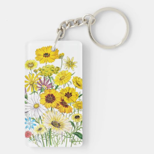 Carnaval van bloemen sleutelhanger (achterkant)