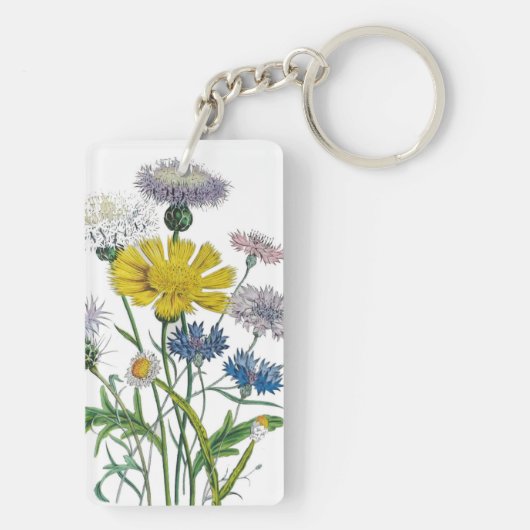 Carnaval van bloemen sleutelhanger (achterkant)