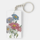 Carnaval van bloemen sleutelhanger (achterkant)