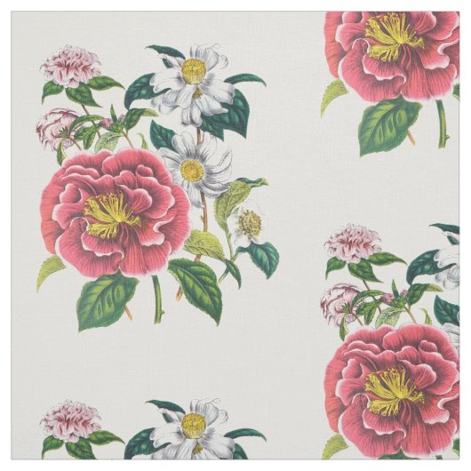 Carnaval van bloemen stof (Swatch)