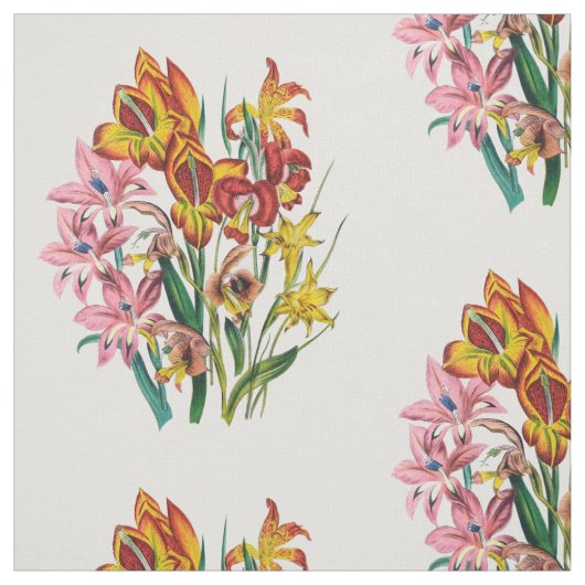 Carnaval van bloemen stof (Swatch)