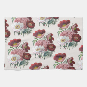 Carnaval van bloemen theedoek