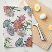 Carnaval van bloemen theedoek (Quarter Fold)