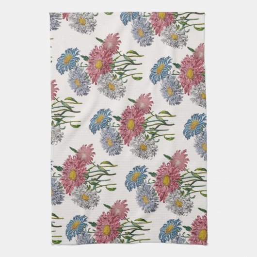 Carnaval van bloemen theedoek (Verticaal)