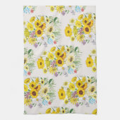 Carnaval van bloemen theedoek (Verticaal)