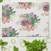 Carnaval van bloemen theedoek (Gevouwen)