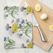 Carnaval van bloemen theedoek (Quarter Fold)